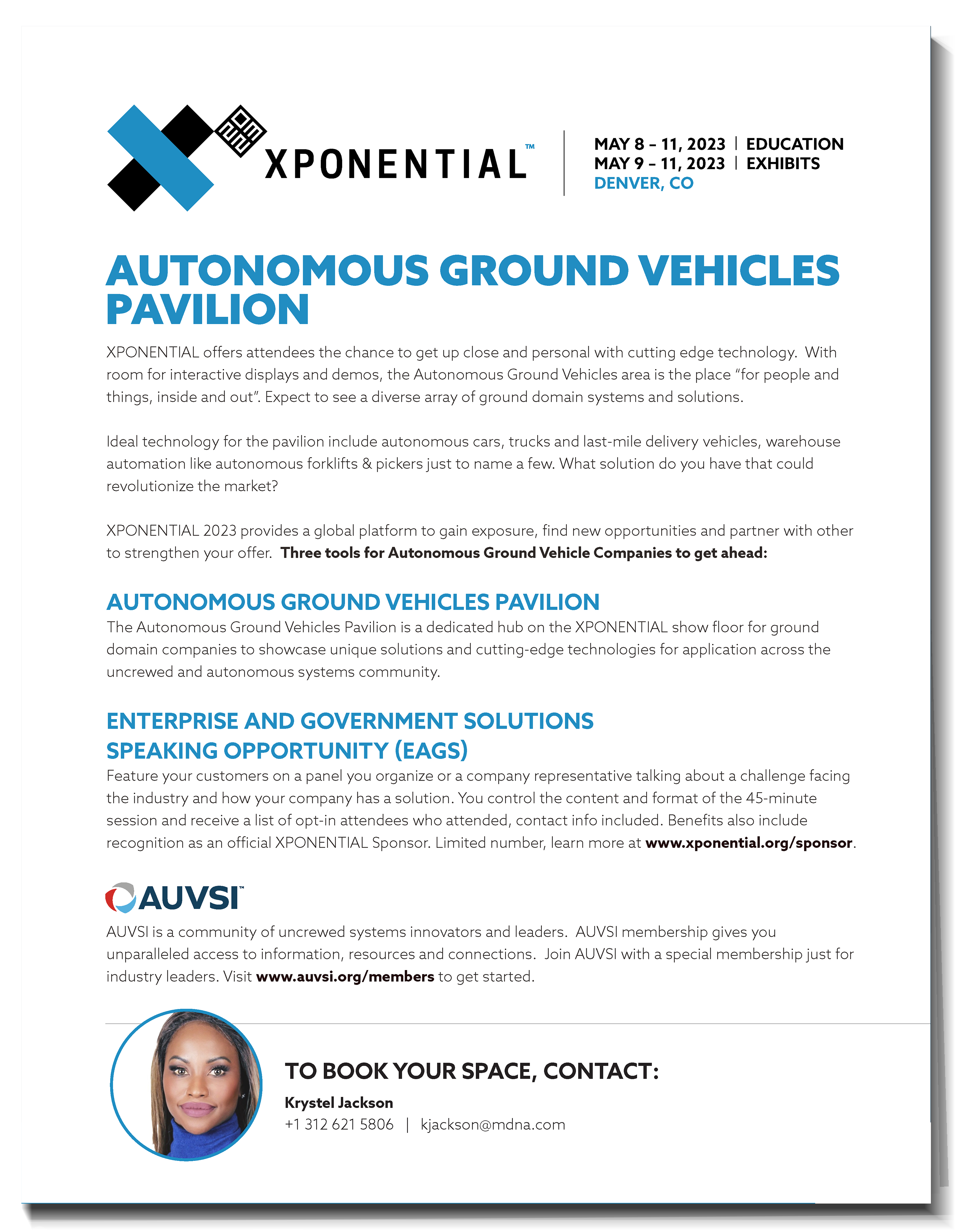 AUVSI XPONENTIAL 2023 Sponsorship Media Kit